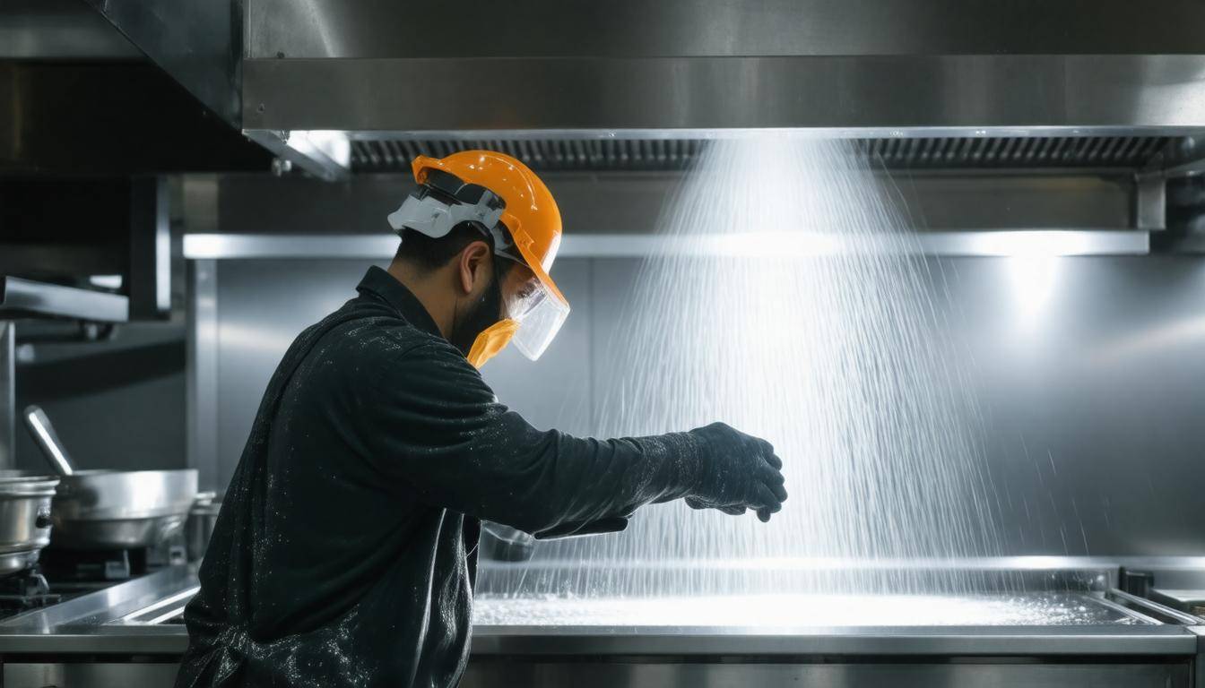 Professional hood cleaning