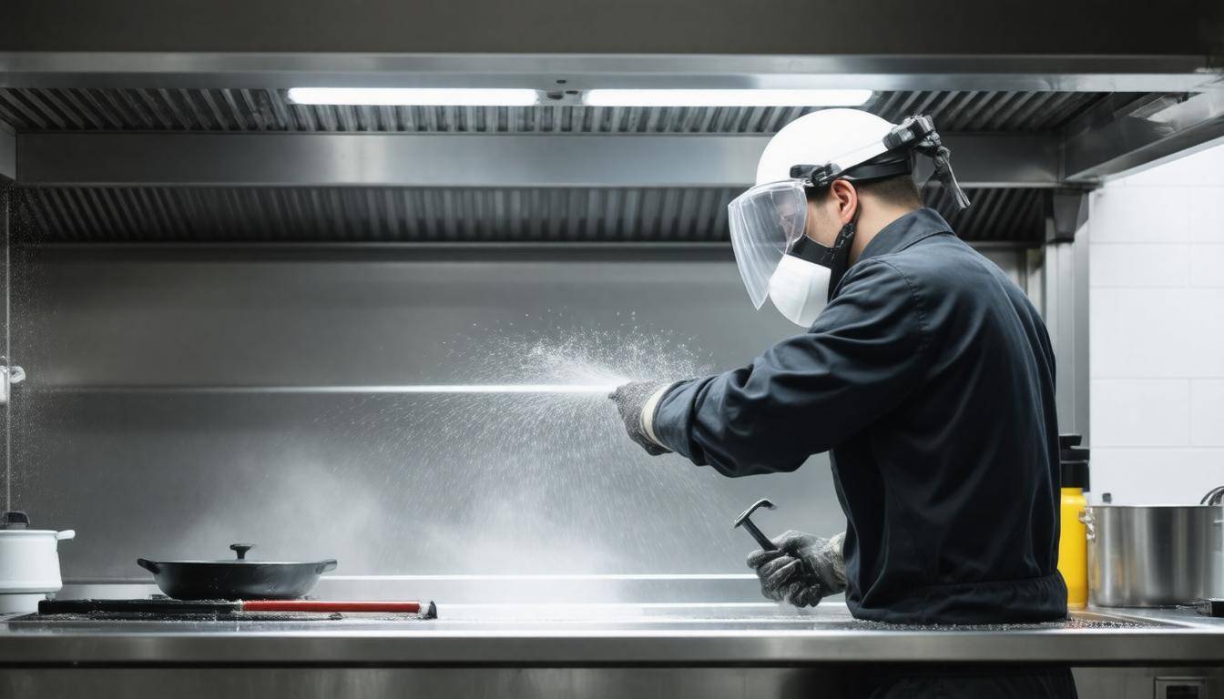 Professional kitchen cleaning