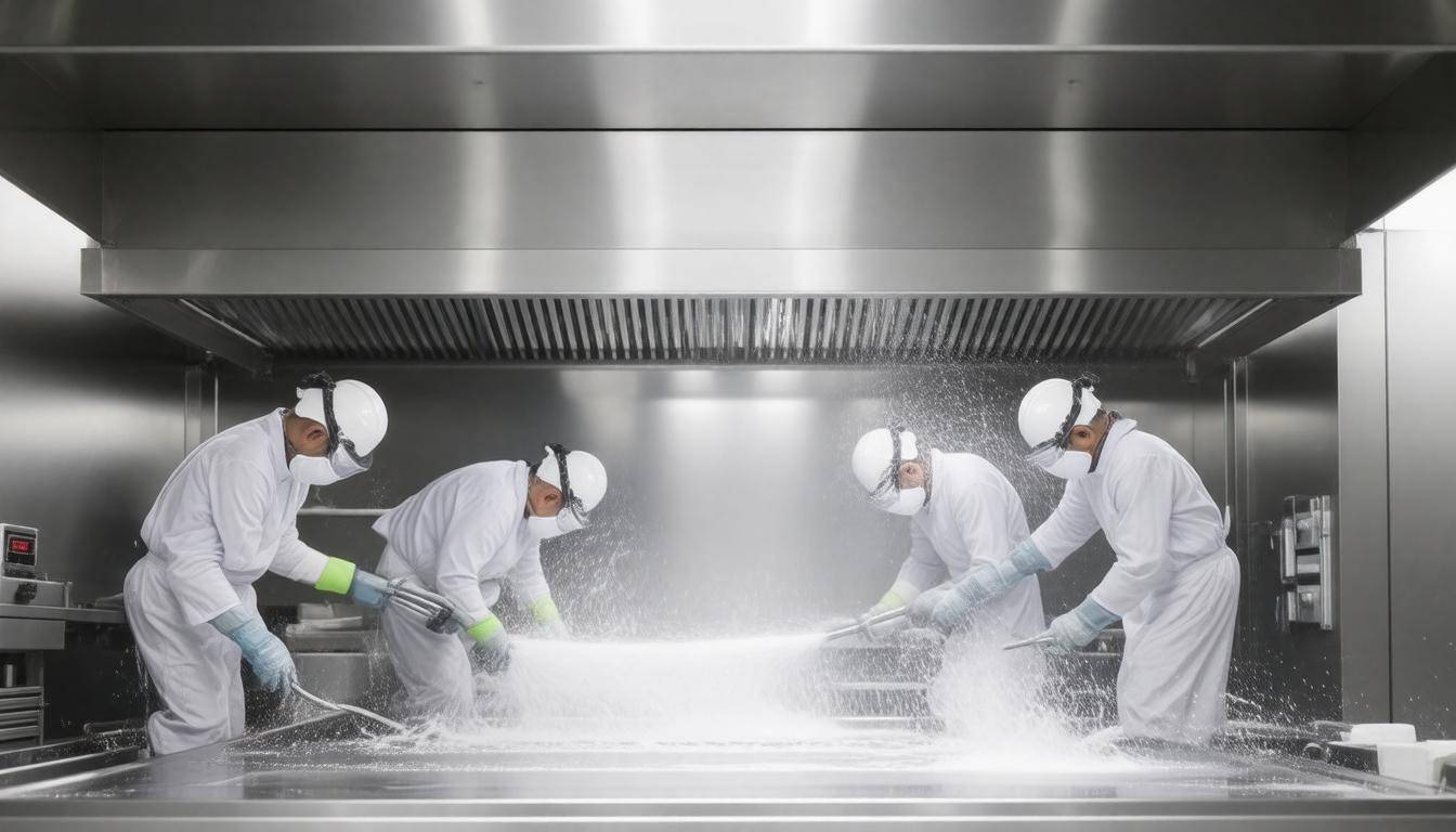Professional kitchen cleaning